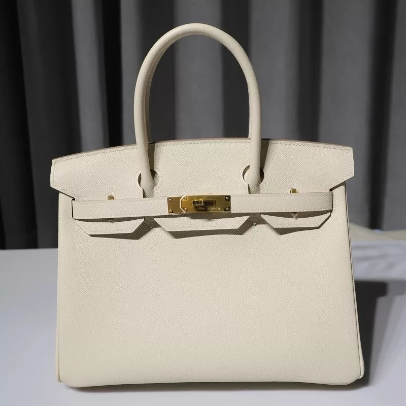 C10 Craie EPSOM Birkin 30 GHW retourne