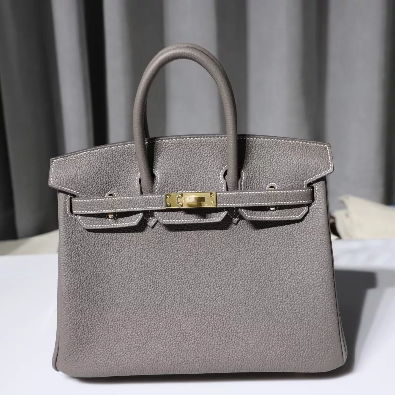 8F Etain & K1 Rouge Grenat Togo Birkin 25 With Ghw