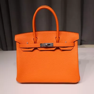9J Feu Orange Clemence Birkin 30 With PHW