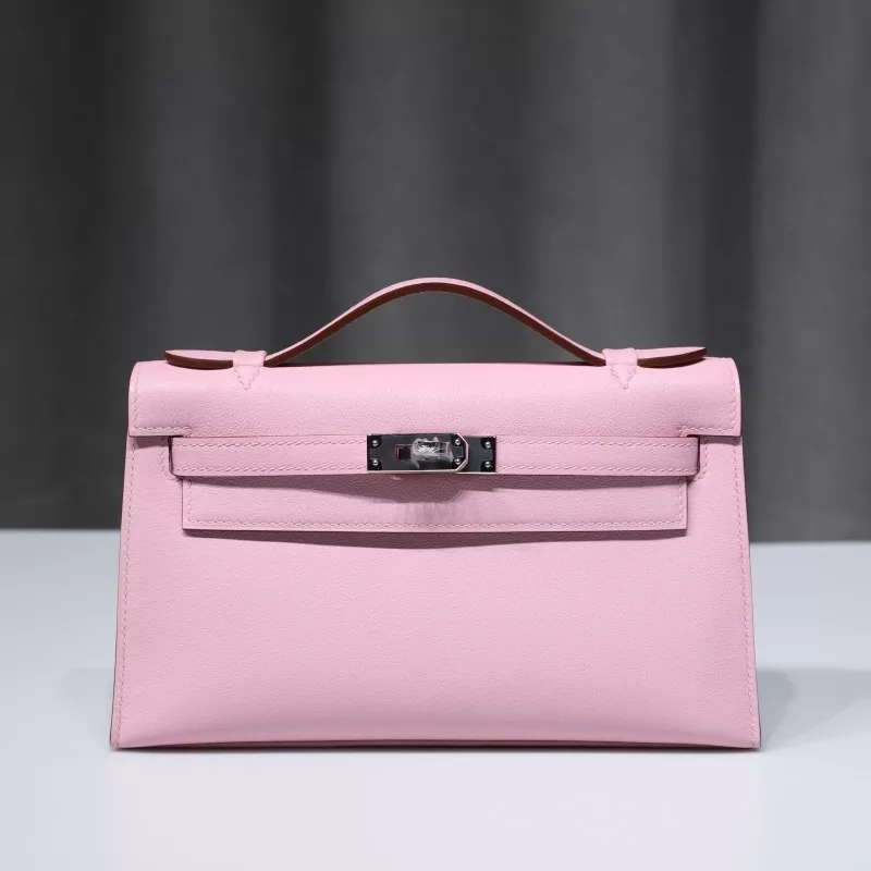 X9 mauve syIvestre swift kelly pochette with phw