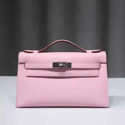 X9 mauve syIvestre swift kelly pochette with phw