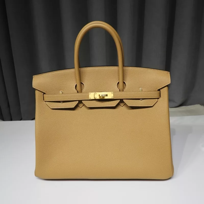 chai togo and x9 mauve syIvestre interior Birkin 35 with brushed gold hardware