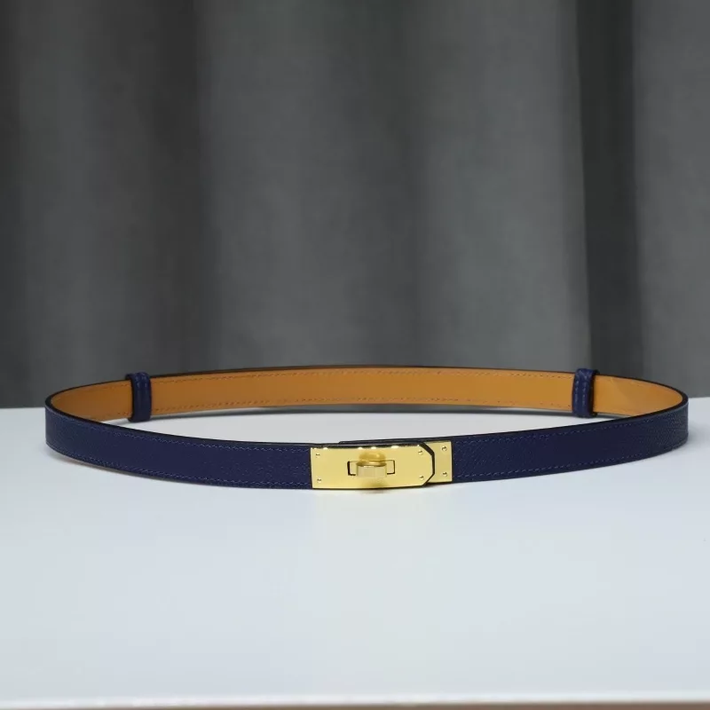 Kelly 18 Belt Bleu saphir Epsom GHW