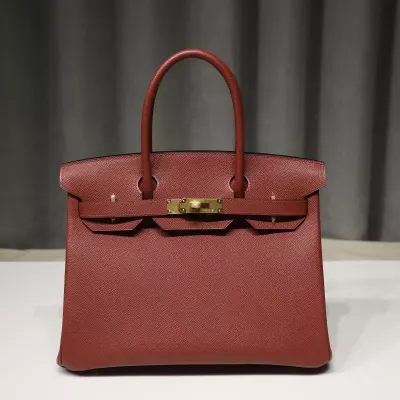 55 H Rouge Epsom birkin 30 with ghw