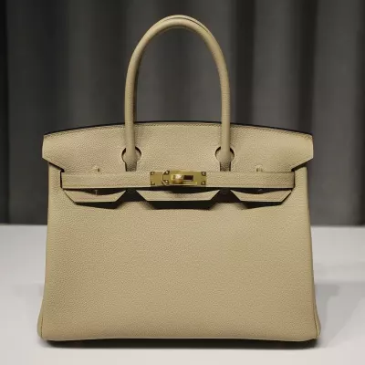C81 Gris Tourterelle togo birkin 30 with GHW