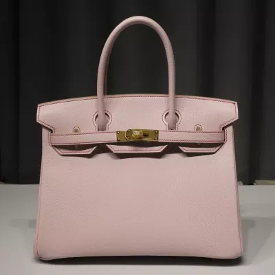09 Mauve Pale Cherve And Mexico Interior Birkin 30 With GHW