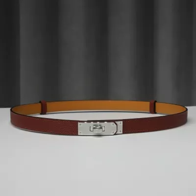 Kelly 18 Belt HRouge Epsom PHW
