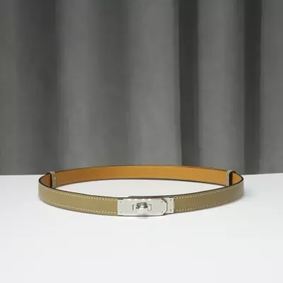 Kelly 18 Belt Etoupe Epsom PHW