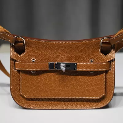 C37 GOLD Taurillon Clemence Jypsiere Mini With PHW