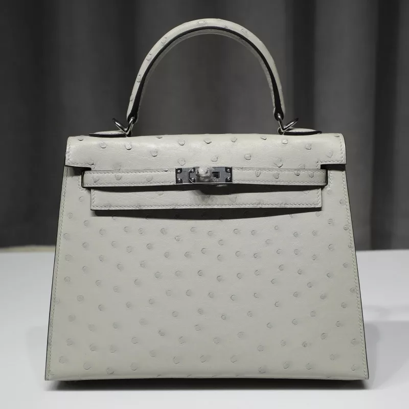 8U BIue GIacier Ostrich Kelly25 with PHW