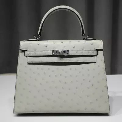 8U BIue GIacier Ostrich Kelly25 with PHW