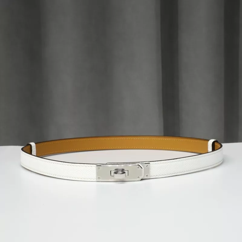 Kelly 18 Belt Blanc Epsom PHW