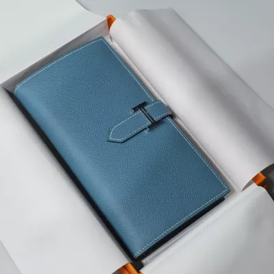 BIeu Jean Epsom Bearn Wallet PHW