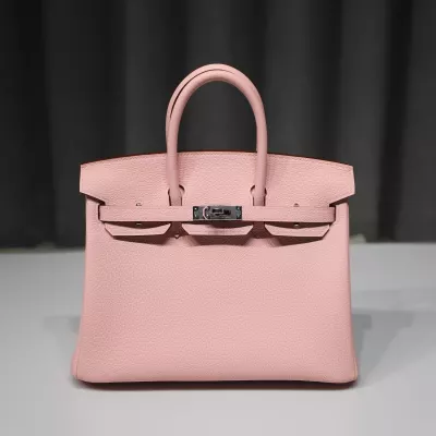 rose darling togo birkin 25 with phw