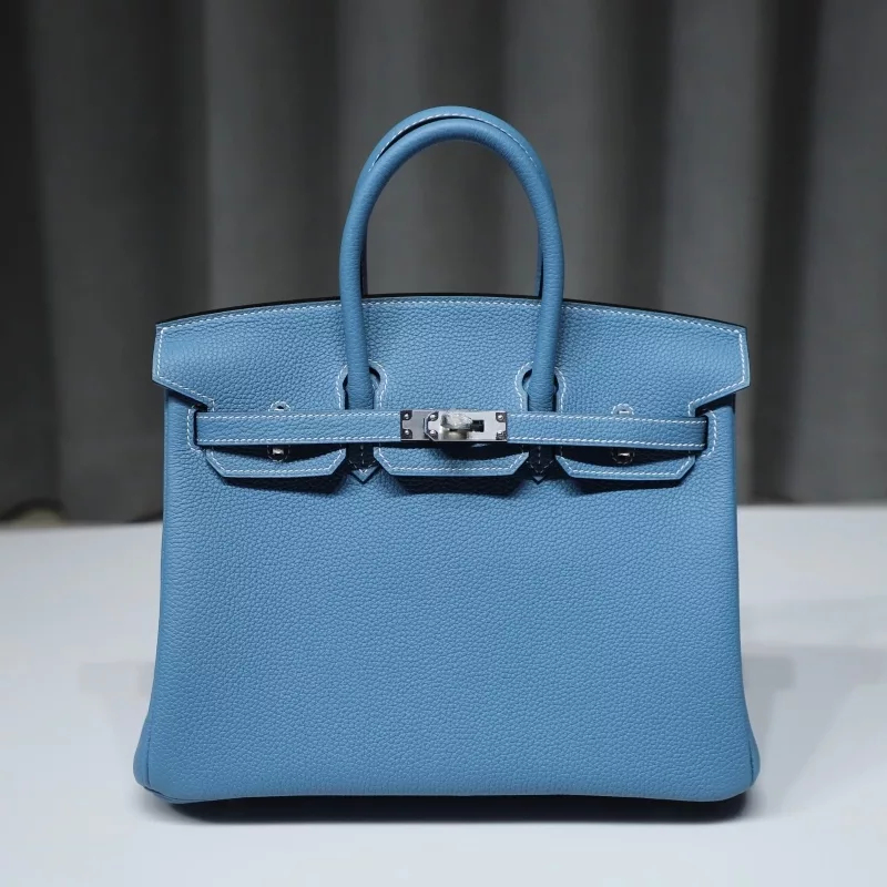 blue jeans togo birkin 25 with PHW