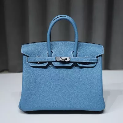 blue jeans togo birkin 25 with PHW