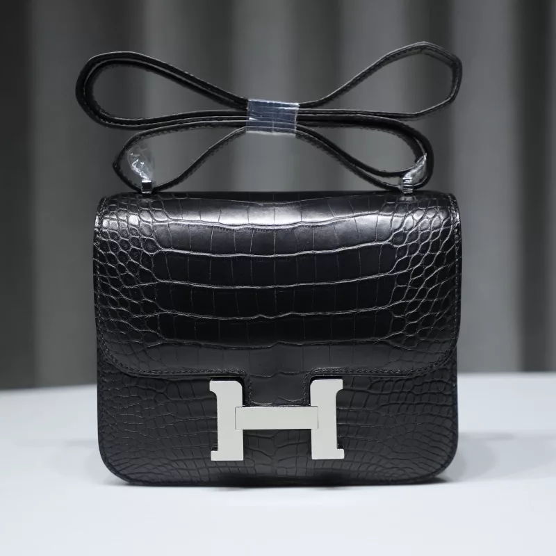 CK89 Nior Matt alligator Constance 19cm With PHW