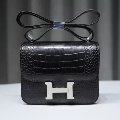 CK89 Nior Matt alligator Constance 19cm With PHW