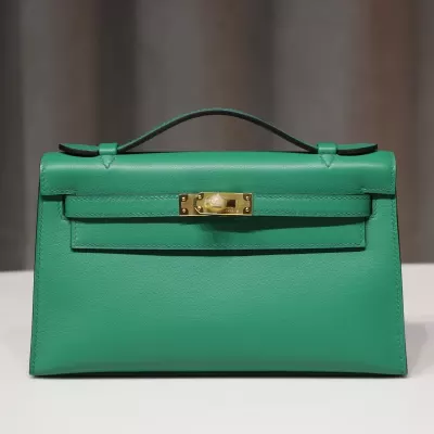 U4 vert vertigo Swift Kelly Pochette With GHW