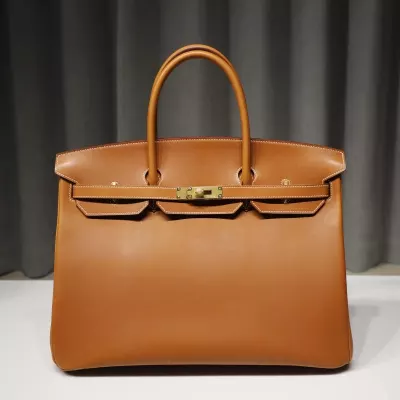C37 GoId Barenia Birkin 40 With Ghw