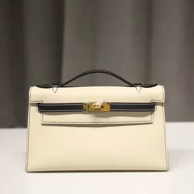 8L Beton & CK89 Nior Swift Kelly Pochette With Ghw