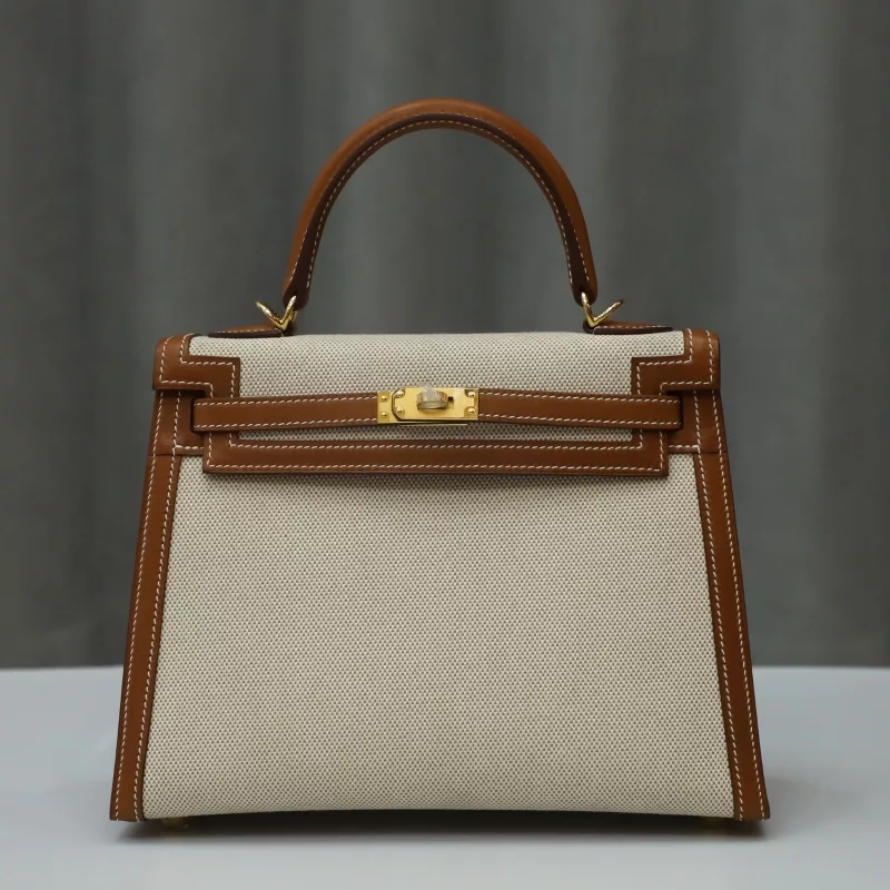 C37 Gold Barenia &Canvas Kelly25 With GHW