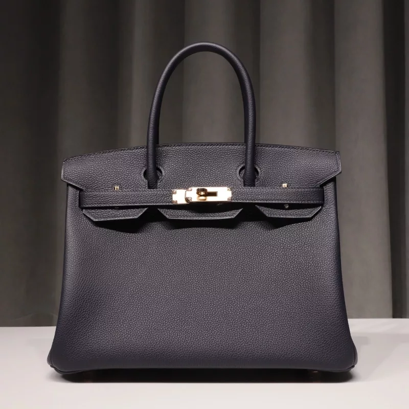 2z Blue Nuit Togo Birkin 30 with RGHW