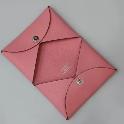 1Q Rose Confetti Cherve Mysore Calvi Card Holder
