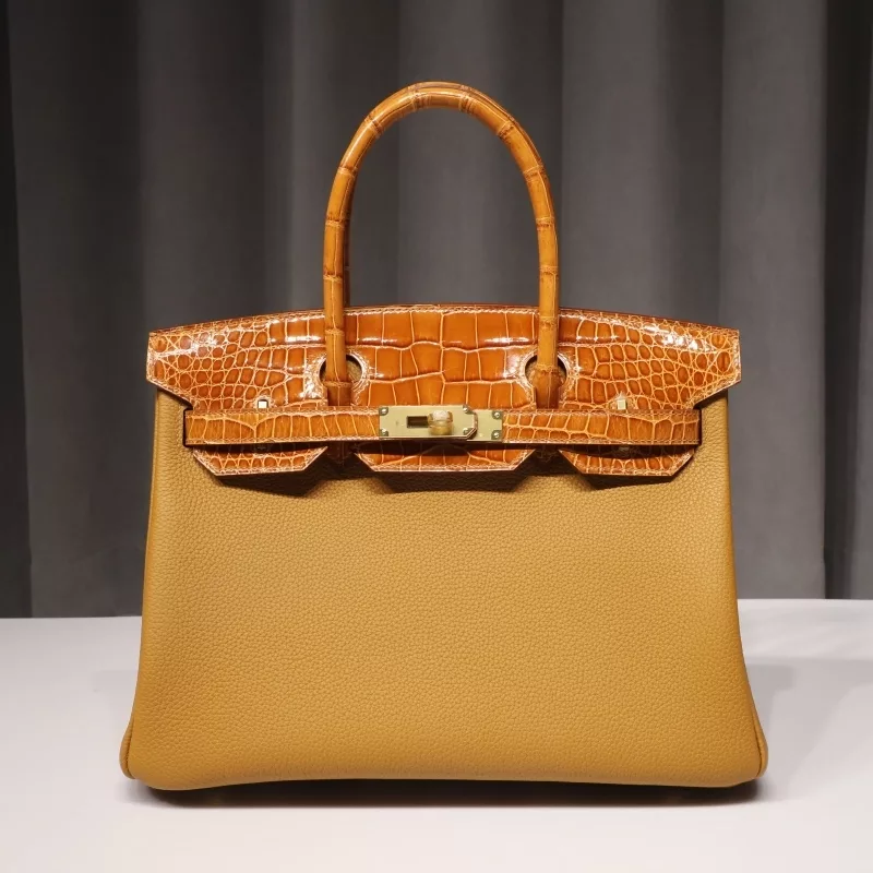 2s sesame TOGO & MieI Shiny Nilo Crocodile Touch Birkin 30 With GHW