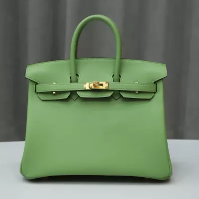 3i vert criquet Swift Birkin 25 With GHW