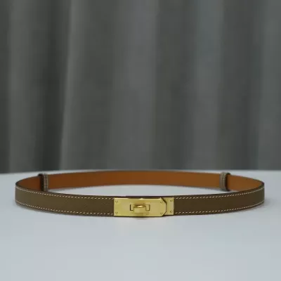 Kelly 18 Belt Etoupe Epsom GHW