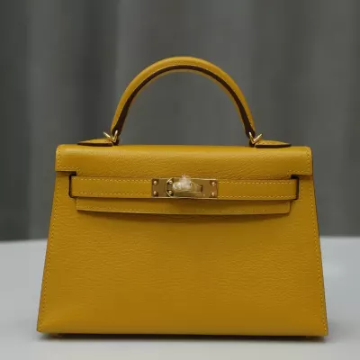 9D Jaune Amber cherve &amp; magnolia cherve mini kelly II with GHW