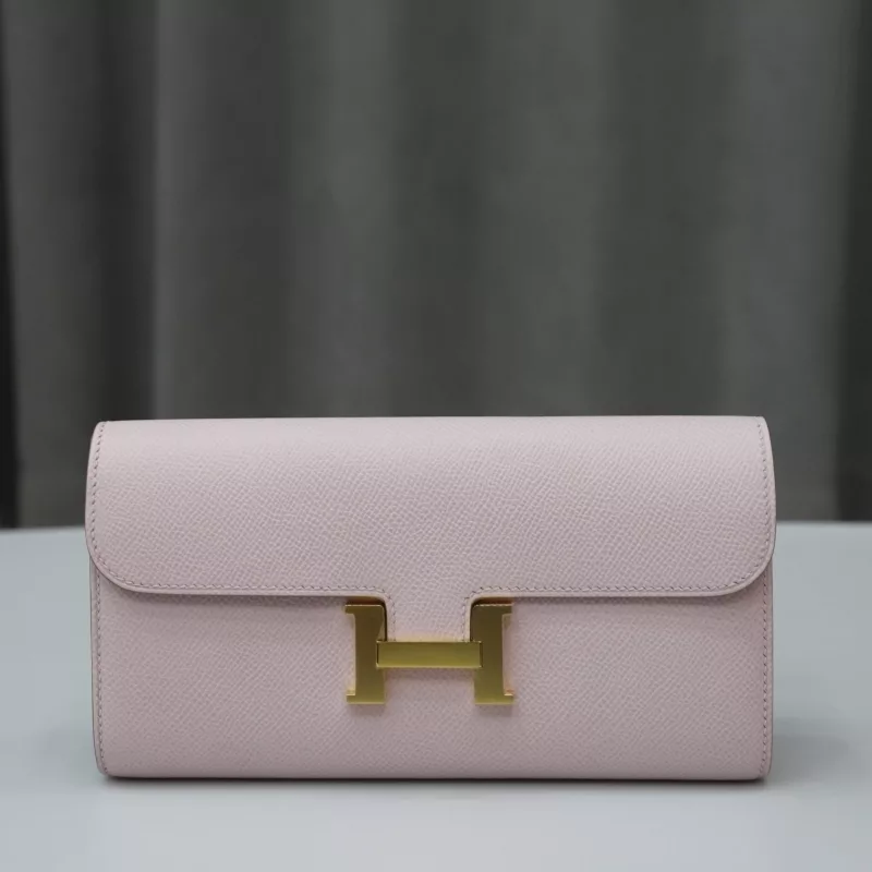 09 Mauve pale epsom Constance Wallet with ghw
