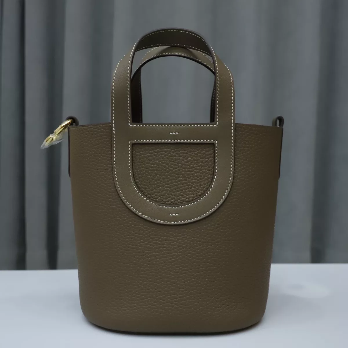 Herm&egrave;s In the Loop etoupe clemence with GHW