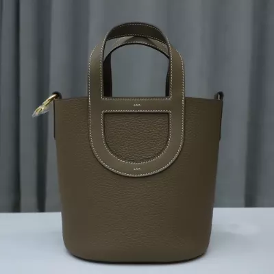 Herm&egrave;s In the Loop etoupe clemence with GHW