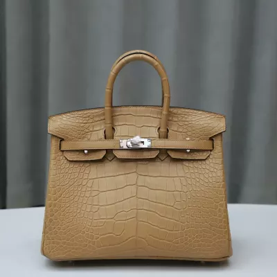 0M Chai Matt alligator Birkin25 with PHW