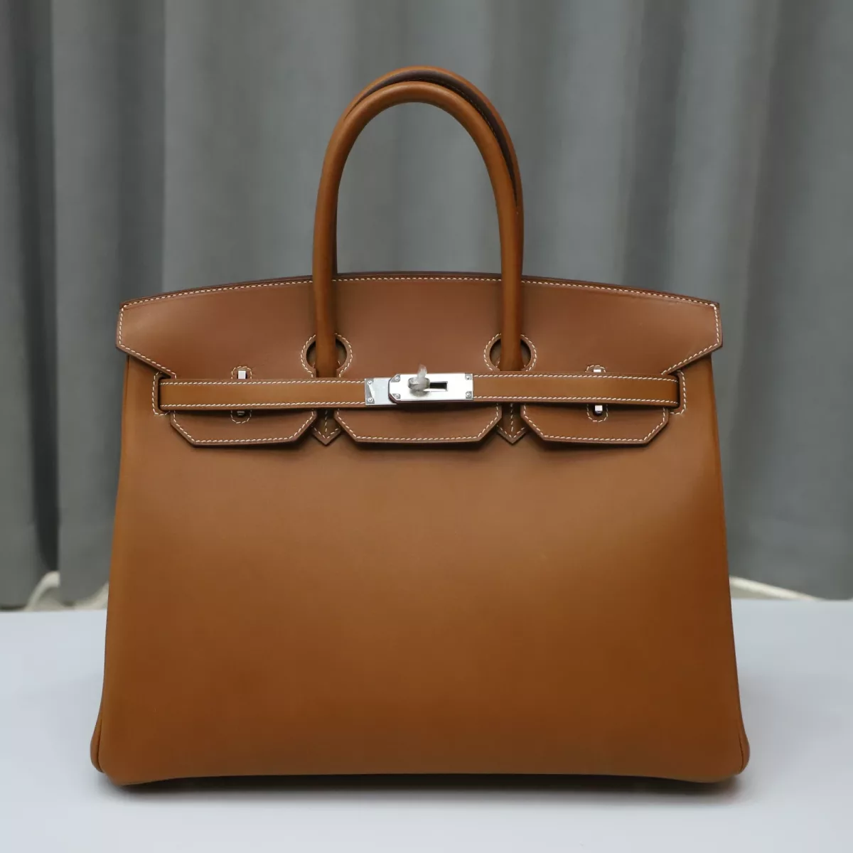 C37 gold barenia birkin 35 PHW