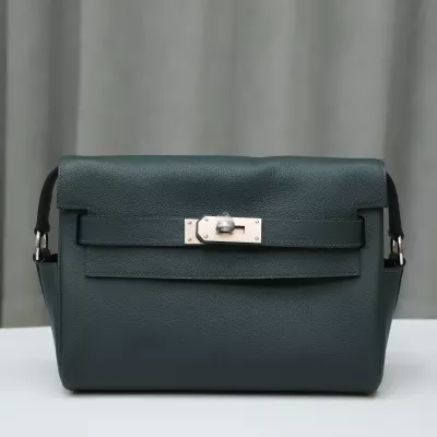 6O Vert Cypres Kelly Messenger Evercolor With PHW