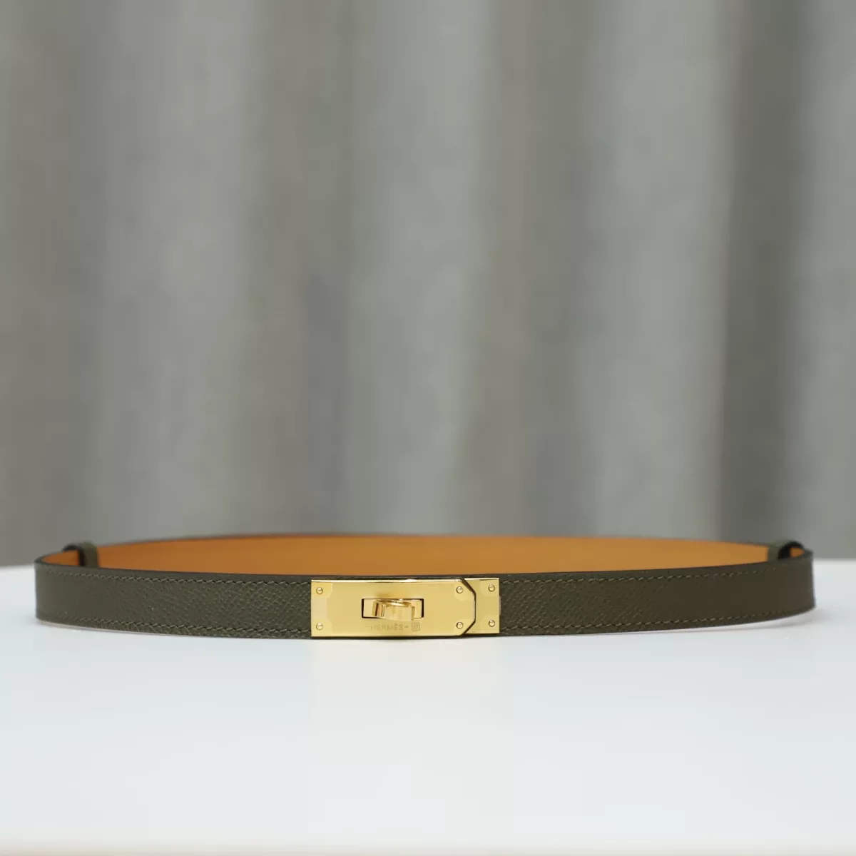 Kelly 18 Belt C6 Vert de Gris Epsom GHW
