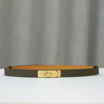 Kelly 18 Belt C6 Vert de Gris Epsom GHW