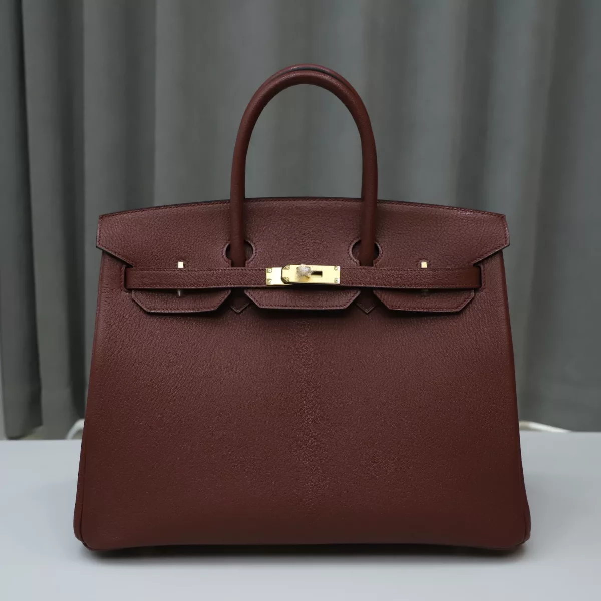 55 HRouge Cherve Mysore Birkin 35 With GHW