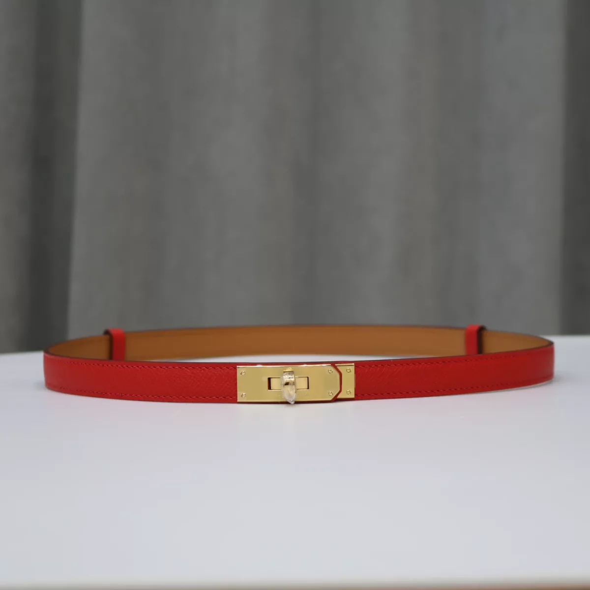 Kelly 18 Belt Rouge Coeur Epsom GHW