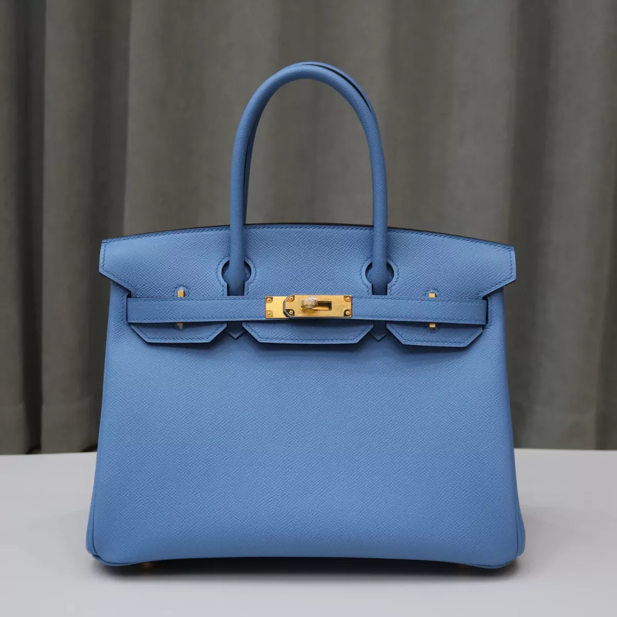 2T BIeu Paradise epsom birkin 30 with ghw
