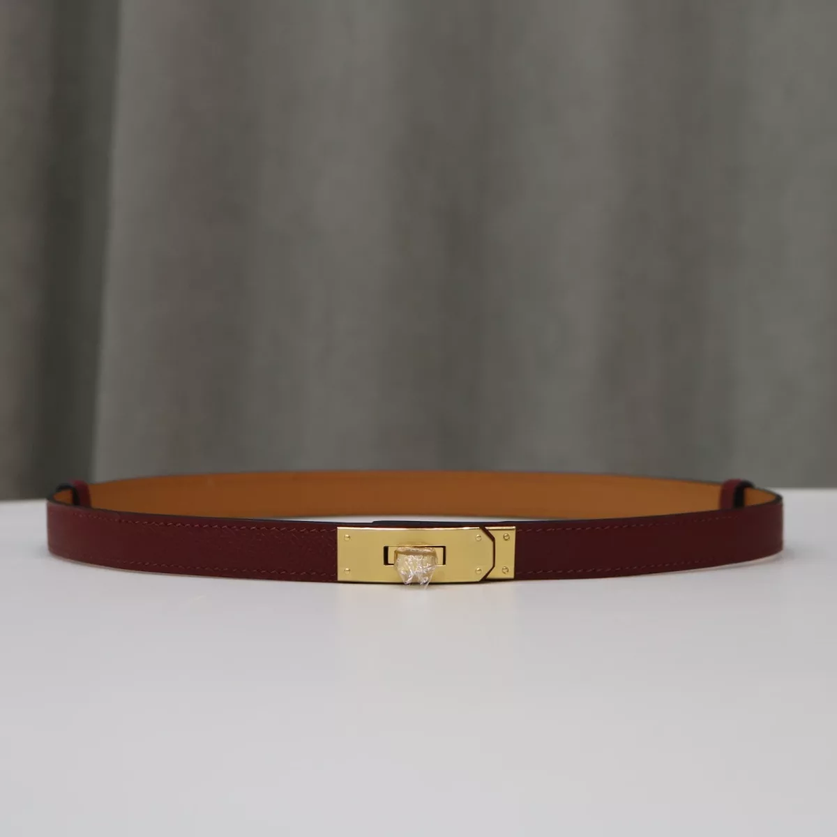 Kelly 18 Belt HRouge Epsom GHW