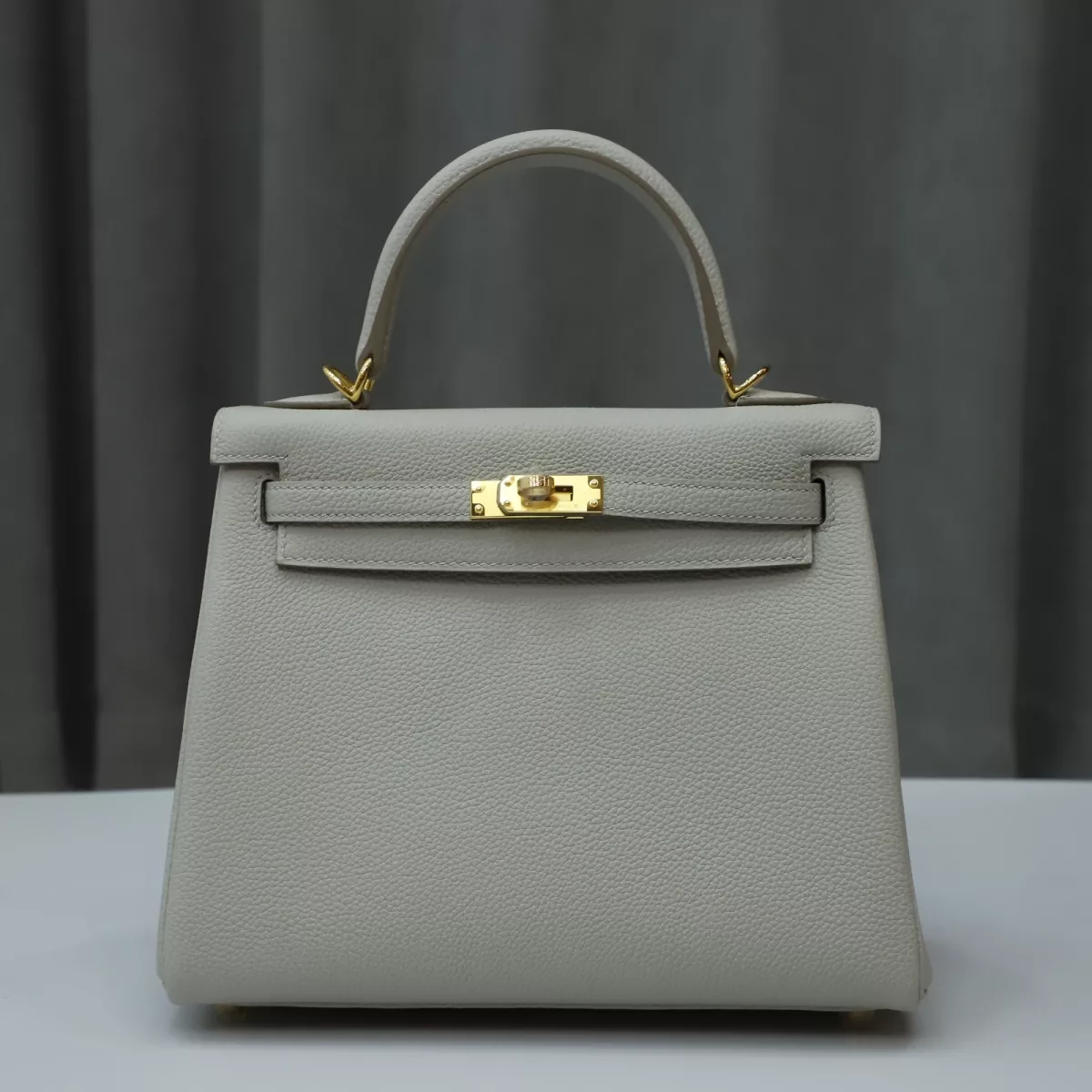 c80 gris pearl togo kelly 25 retourne with GHW