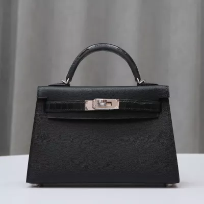 CK89 Nior/Black Madame and Matt aligator kelly mini touch with phw