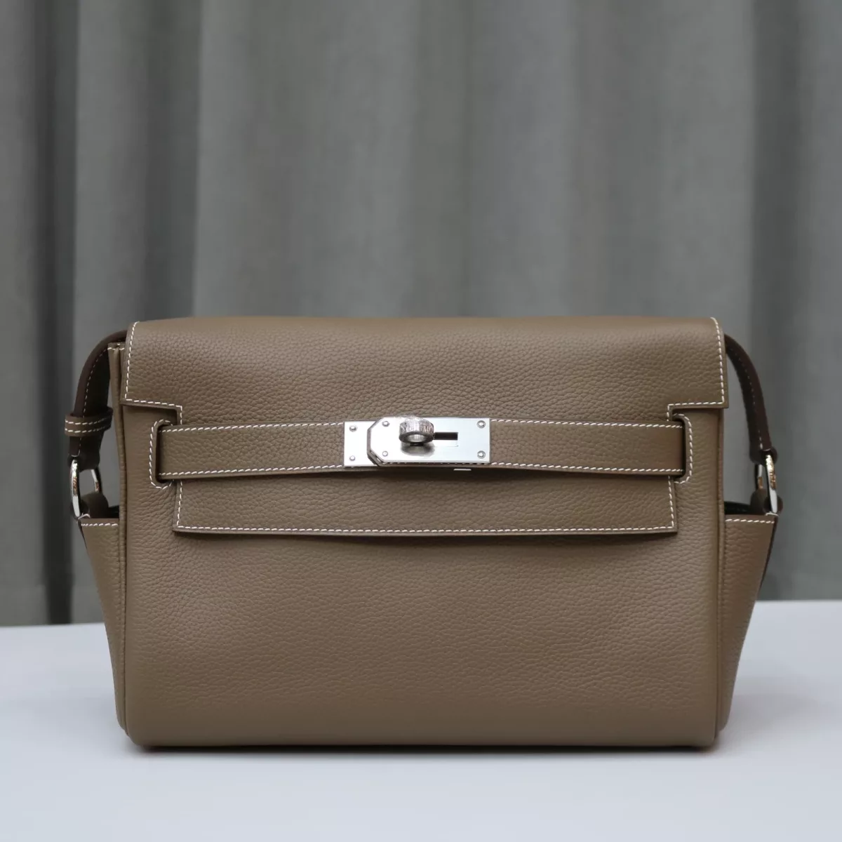 CK18 etoupe Kelly Messenger Togo With Phw
