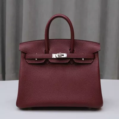 55 Rouge H Togo birkin 25 with phw