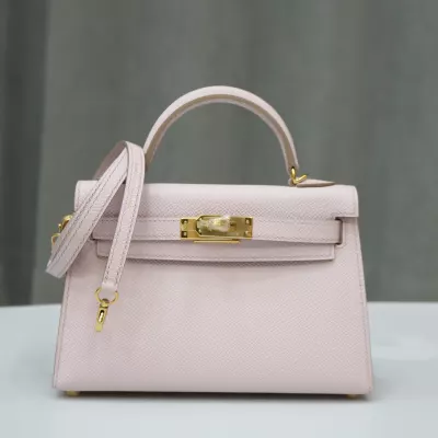 09 Mauve pale Epsom kelly mini II with GHW