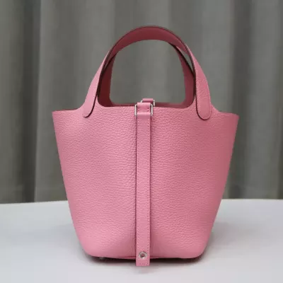 5P Bubblegum Clemence Picotin Lock 18 With PHW